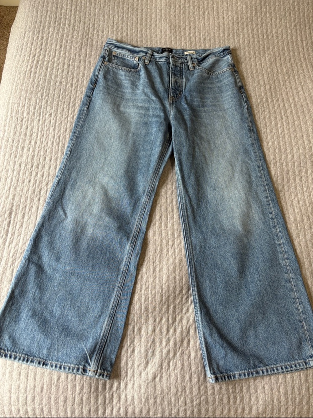 J. Crew Light Blue Vintage Wide-Leg Jeans